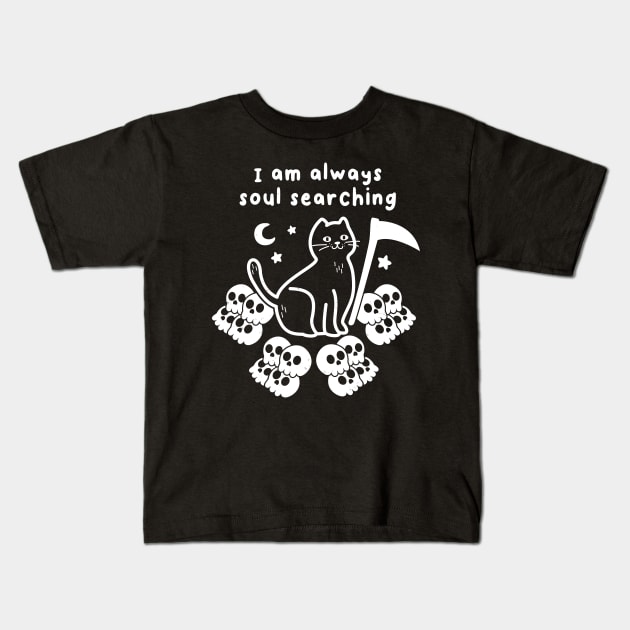 Soul Searching Kids T-Shirt by SmokingPencils